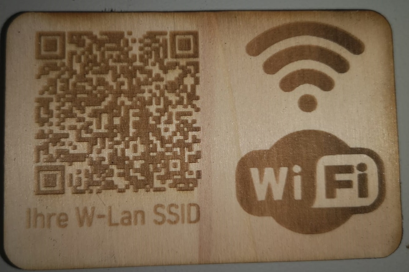 Picture of W-LAN Zugangsplakette